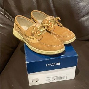 Ivy fish Metallic cognac sperry top-sider